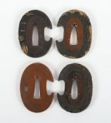 vier Tanto-Tsuba, Japan