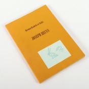 Beuys, Joseph, Buchband H. Hendrik ter Balkt
