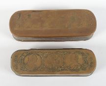 zwei barocke Iserlohner Tabatieren, Johan Henrich Giese, um 1760