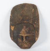 Maske, Holz, wohl Ashanti, Ghana