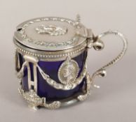 Senftopf, Silber 925/ooo, London, 1821