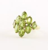Peridotring, 333/ooo Gelbgold, 3,9g