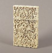 Etui, Elfenbein, Kanton, China, um 1880