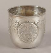 Becher, Silber , Neresheimer, Hanau, E.19.Jh.