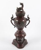 Weihrauchbrenner, Bronze, Japan