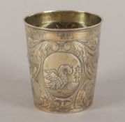 Moskauer Becher, Silber 84/oo, vergoldet, Moskau, 1778
