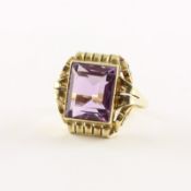 Amethystring, 585/ooo Gelbgold, 5,1g