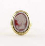Gemmenring, 333/ooo Gelbgold, 3,1g