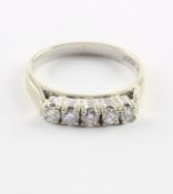 Brillantbeisteckring, 590/ooo WG, 2,6g