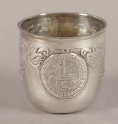 Becher, lötig, Neresheimer, Hanau, E.19.Jh.