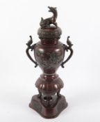 Weihrauchbrenner, Bronze, Japan
