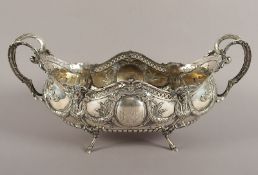 große Jardiniere, lötig, Hanau, um 1900