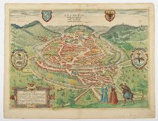 Besançon, Braun & Hogenberg, ungerahmt