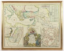 Kleinasien, kolorierter Kupferstich, Sanson, Frankreich, M.18.Jh., R.
