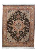 Fine Tabriz Rug 5'0'' x 6'0'' (1.52 x 1.83 M)