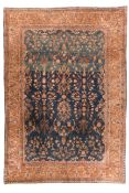 Antique Mohajeran Sarouk Rug 8'7'' x 12'5'' (2.62 x 3.78 M)