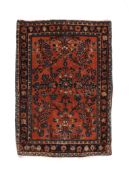 Antique Sarouk Rug 1'9" x 2'4" (0.53 x 0.71 M)