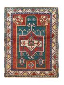 Kazak Rug 4' 0" x 5'2" (1.22 x 1.57 M)