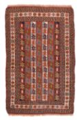 Vintage Turkish Kazak Rug 4'0" x 6'3" (1.22 x 1.91 M)