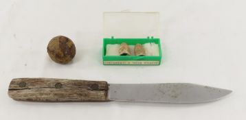 Green River Works Knife, Civil War Bullets & more