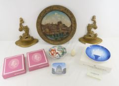 Vintage Nurnberg Wall Plaque, Jasperware & more