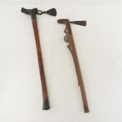 2 African Tribal or Ceremonial Axes