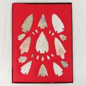 20+ Woodland era OH or IL Points in Riker Box