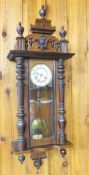 Antique German Regulator Wall Clock