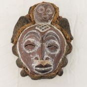Hand Carved West African Wood Mask