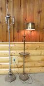 2 Antique Floor Lamps