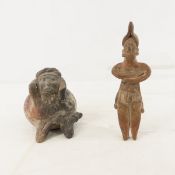 Pre-Columbian Figure & Vessel, Colima, Mexico
