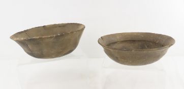 2 Woodland Era Clay Bowls Tempered w/Shell, Ohio