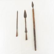 3 African Steel Spearheads, Age Unknown