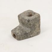 Prehistoric Native American Indian Stone Pipe Bowl