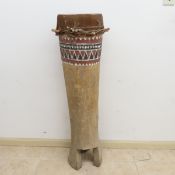 Hand Carved West African Tonga Drum