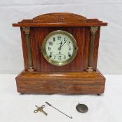 Antique Sonora Chimes 4 Bell Mantel Clock
