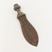 Congo, African Kuba Tribe Ceremonial Ikula Knife