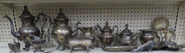 Vintage Silverplate Serving Pieces, Coffee, Butter