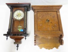 Antique Arts & Crafts Clock & Converted Junghans