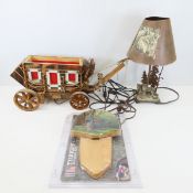 Wagon lamp, Wolf Lamp & Turkey Display Kit- NEW