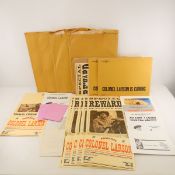 10 1970's Marlin Colonel Larson Press Kits