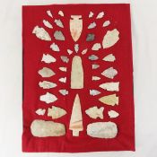 30+ Woodland era OH or IL Points in Riker Box