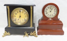 2 Vintage Mantel Clocks, F.W. Jansen & Sessions