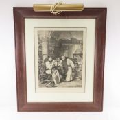 Framed, Ed Grutzner 'Eine Lustige Geschte' Print