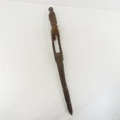 Hand Carved African Scepter to Ward off Evil