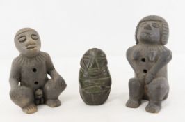 Pre-Columbian Fertility Statues & Carved Effigy