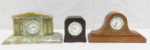 3 Small Vintage Shelf Clocks- Lux, New Haven