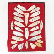 25+ Woodland era OH or IL Points in Riker Box