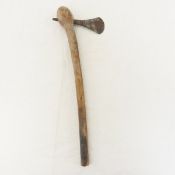 Wood Handled African Songye Axe