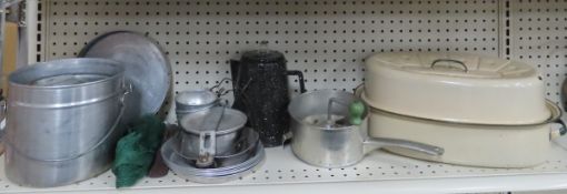 Enamel Roaster, Coffee Pots, Camping Pans